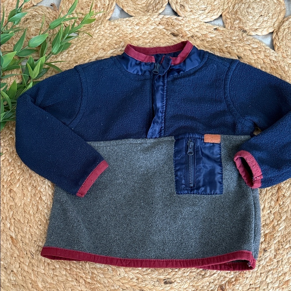 7 for all mankind quarter zip Fleece. 18mo